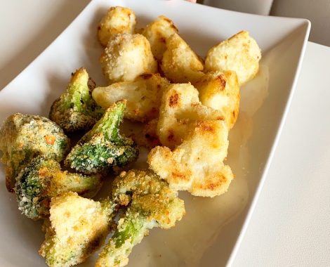 Verdure pastella fritte al forno