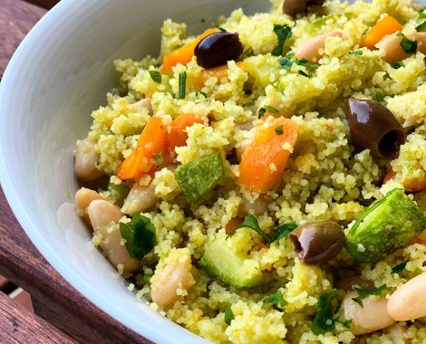 Cous cous con verdure e legumi